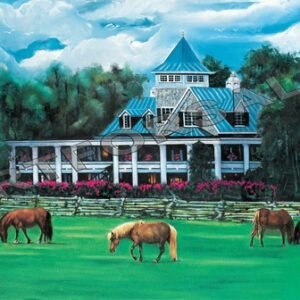 ROBERT STEPHEN SIMON "MAGNOLIA PLANTATION" 20x30 CANVAS GICLEE Homescapes