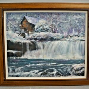 Original Oil Painting " Winter Spirit" 24x29" ROBERT STEPHEN SIMON Homescapes