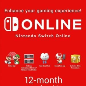Nintendo Switch Online 12 Month Family Membership