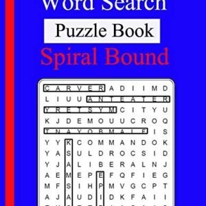 WORD SEARCH PUZZLE BOOK SPIRAL BOUND: PUZZLES IN LARGE By Te Kukkik Te & NEW