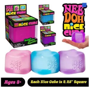 NeeDoh Nice Cube Sensory Toy Anti Stress Fidget Cube Stress Relief Squeeze Toy