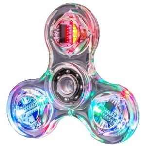 LED Light Fidget Spinner Glow in Dark Hand Spinner Stress Relief Toy