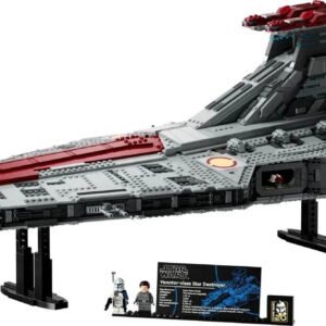 ⭐ UCS 75367 Venator – 5374PCS Star Wars Attack Cruiser (REPLICA)+ 2 figures⭐