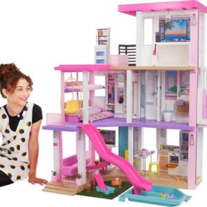 Barbie Dreamhouse (3.75-Ft) 3-Story Dollhouse Playset with Pool & Slide, Party R