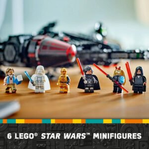 LEGO Star Wars The Dark Falcon Building Set, Star Wars Toy with 8 Minifigures, B