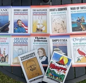 (16) Different Americana Word Search Puzzle Booklets