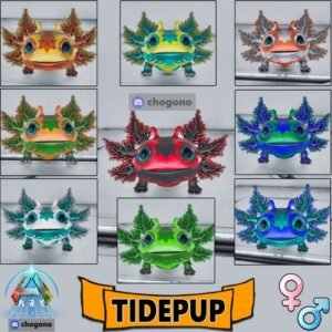 Ark Survival Ascended PC/PS5/XBOX PVE GEN 1 NEW TIDEPUP Colored [clone]