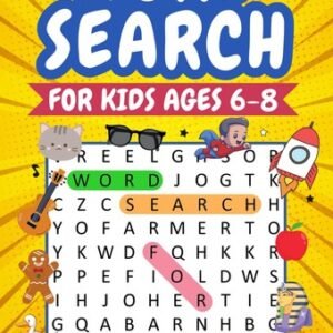 Word Search for Kids Ages 6-8: 100 Themed Puzzles with Pictures