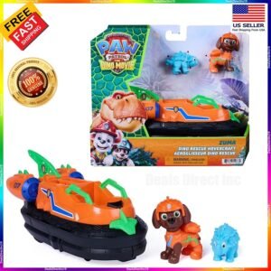 PAW Patrol Toys Zuma Figures & Vehicles Dino Movie Rescue Hovercraft Rescue Claw