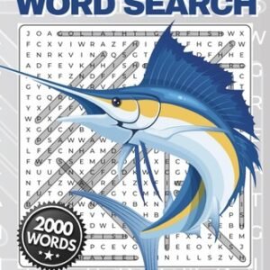 FISHING WORD SEARCH PUZZLE BOOK LARGE PRINT: Easy Relaxing Wordsearch Find The W
